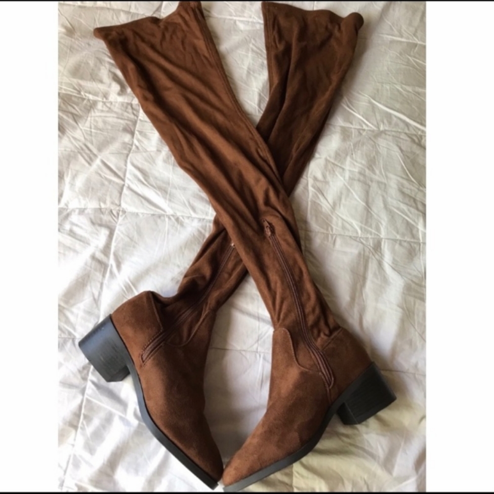 Forever 21 thigh high boots